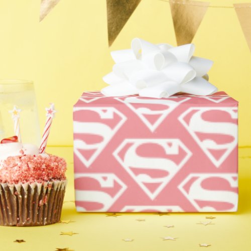 Supergirl Solid S_Shield Wrapping Paper