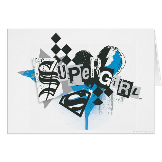 Supergirl Spills and Splatter Cards (Front Horizontal)