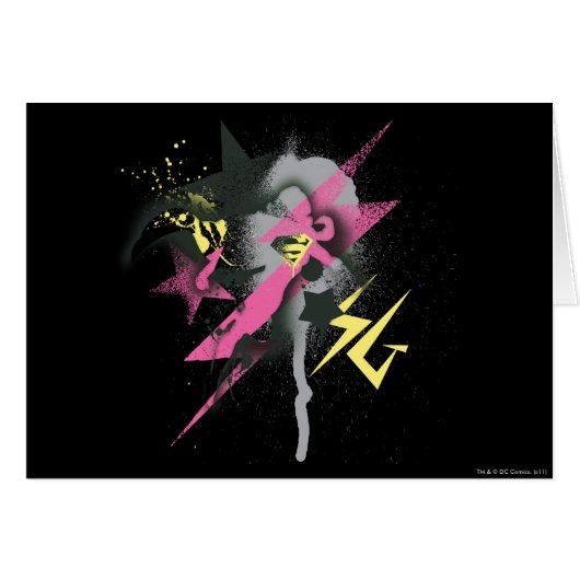 Supergirl Spray Paint Cards (Front Horizontal)