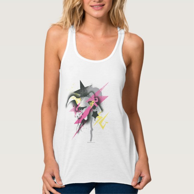 Supergirl Spray Paint Tank Top (Front)