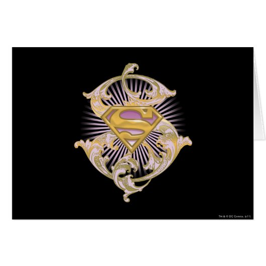 Supergirl Starbust Logo Cards (Front Horizontal)