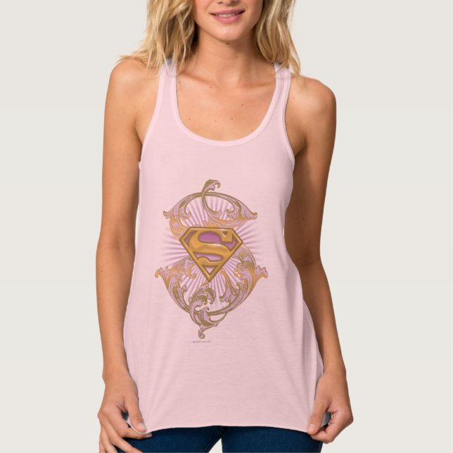 Supergirl Starbust Logo Tank Top (Front)