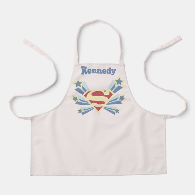 Supergirl Stars S-Shield Apron (Front)