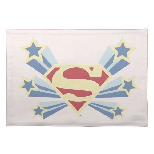 Supergirl Stars S_Shield Cloth Placemat