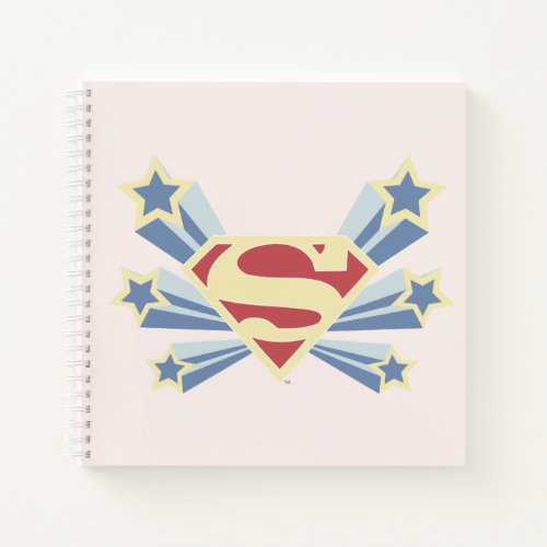 Supergirl Stars S_Shield Notebook