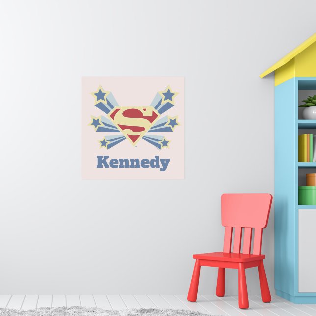 Supergirl Stars S-Shield Poster (Nursery 1)