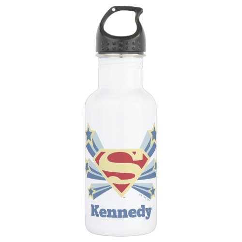 Supergirl Stars S_Shield Stainless Steel Water Bottle