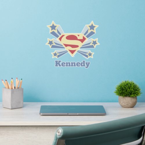 Supergirl Stars S_Shield Wall Decal