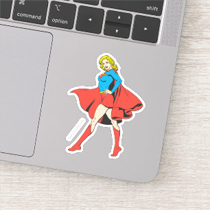 Supergirl Strikes a Pose Sticker