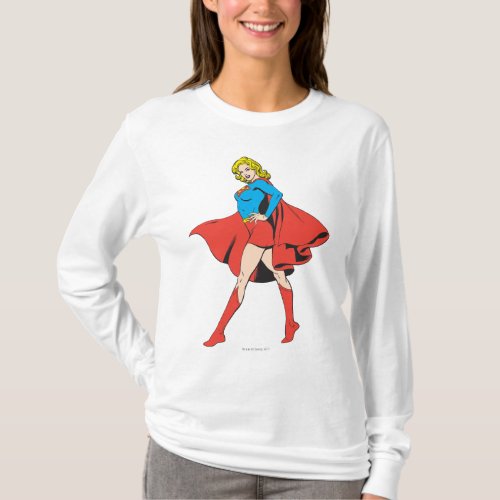 Supergirl Strikes a Pose T_Shirt