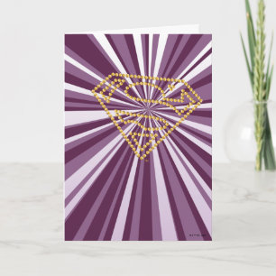 Supergirl Studded S-Shield Card