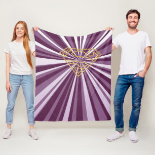 Supergirl Studded S-Shield Fleece Blanket