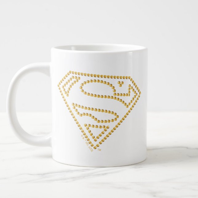 Supergirl Studded S-Shield Giant Coffee Mug (Left)