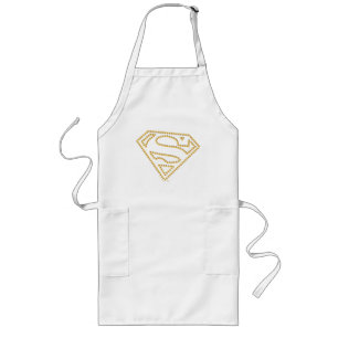 Supergirl Studded S-Shield Long Apron