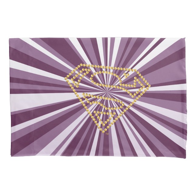 Supergirl Studded S-Shield Pillow Case (Front)