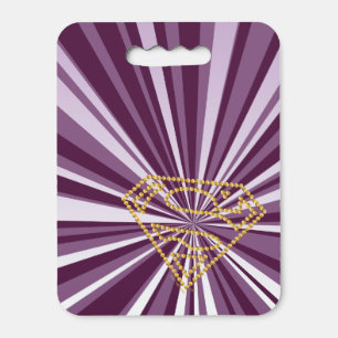 Supergirl Studded S-Shield Seat Cushion