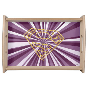 Supergirl Studded S-Shield Serving Tray