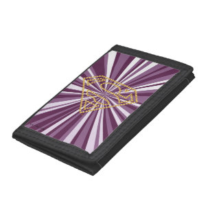 Supergirl Studded S-Shield Tri-fold Wallet