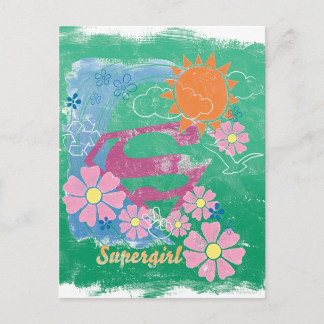 Supergirl Sun and Love Postcard (Front)