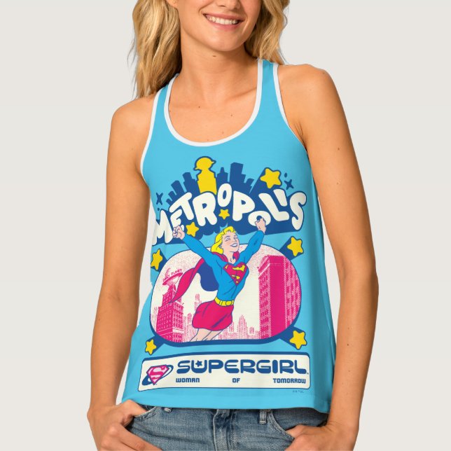 Supergirl Super Pop Woman of Tomorrow Tank Top (Front)
