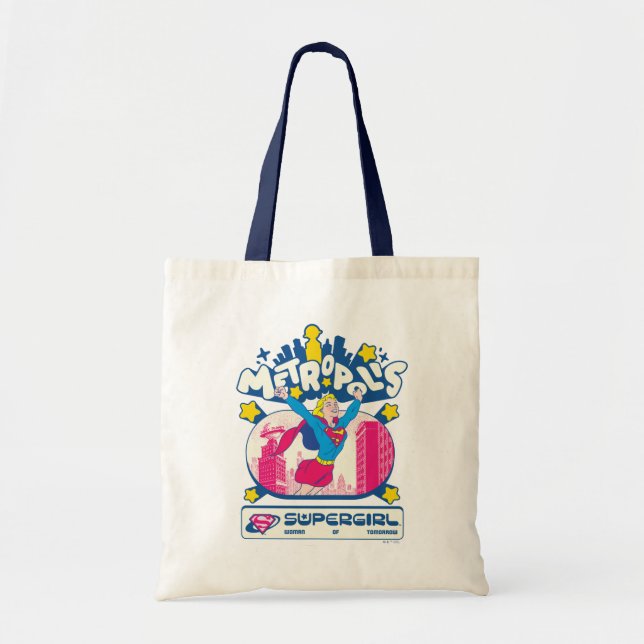 Supergirl Super Pop Woman of Tomorrow Tote Bag (Front)