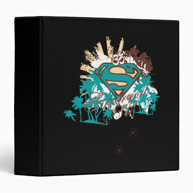 Supergirl Surf 3 Ring Binder (Front/Spine)