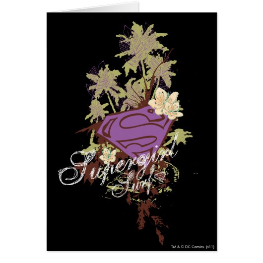 Supergirl Surf Logo Cards (Front)