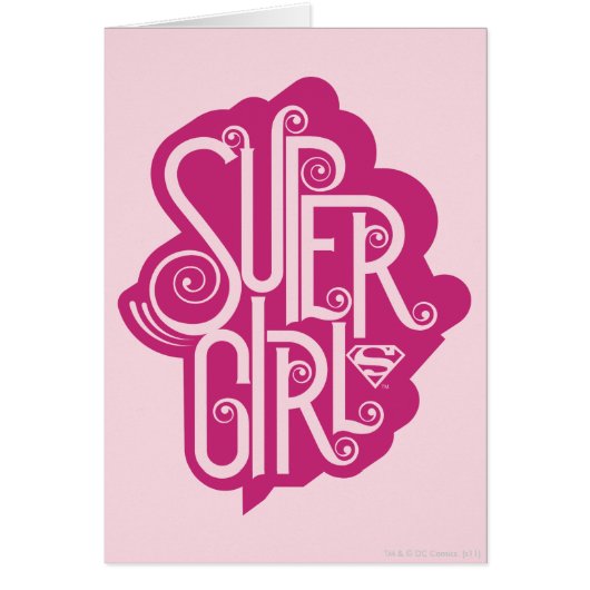 Supergirl Swirl 1 Cards (Front)