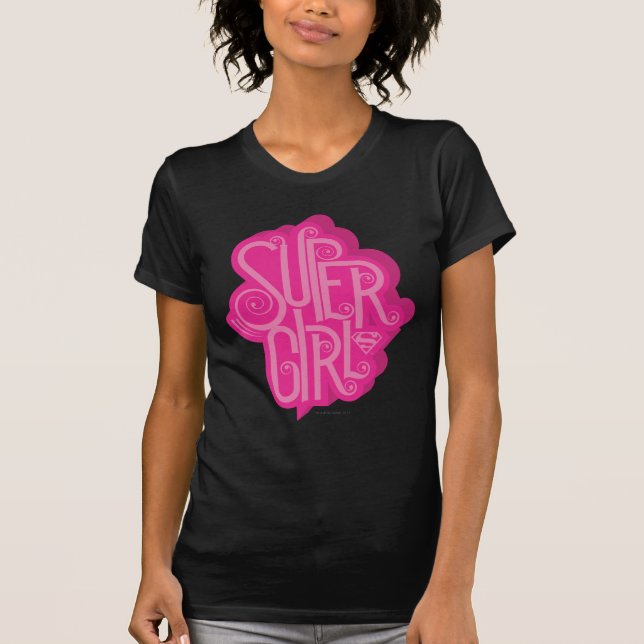 Supergirl Swirl 2 T-Shirt (Front)
