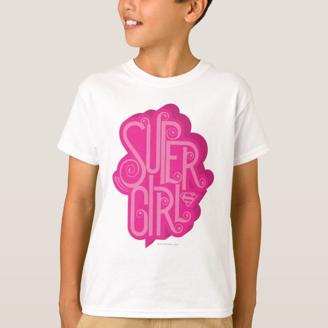 Supergirl Swirl 2 T-Shirt (Front)