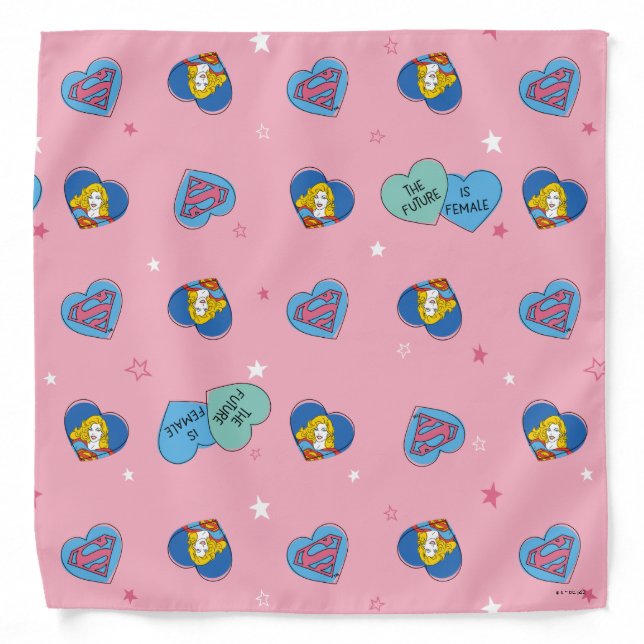 Supergirl "The Future Is Female" Bandana (Front)