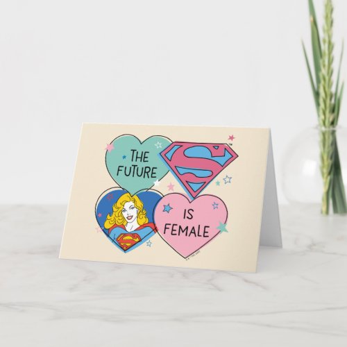 Supergirl The Future Is Female Card