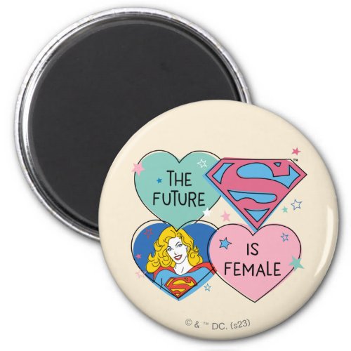 Supergirl The Future Is Female Magnet