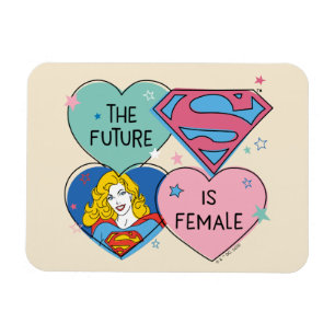 Supergirl "The Future Is Female" Magnet