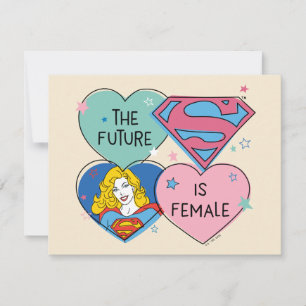 Supergirl "The Future Is Female" Note Card
