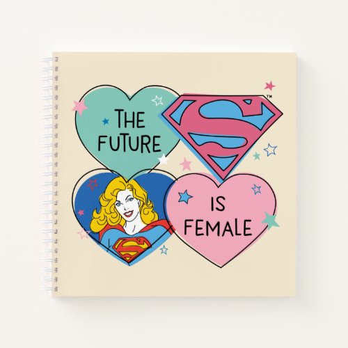 Supergirl The Future Is Female Notebook