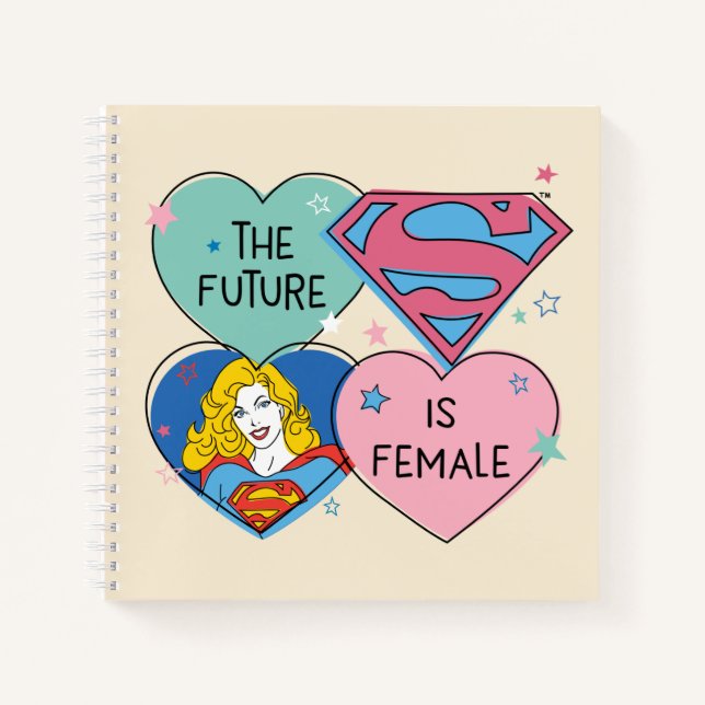 Supergirl "The Future Is Female" Notebook (Front)