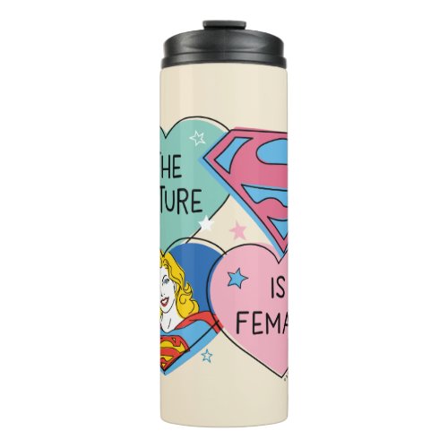 Supergirl The Future Is Female Thermal Tumbler