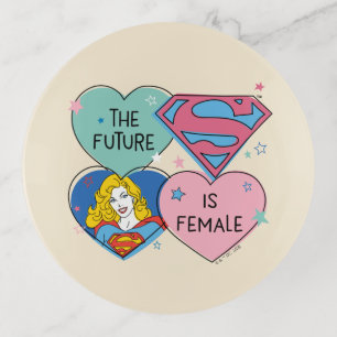 Supergirl "The Future Is Female" Trinket Tray
