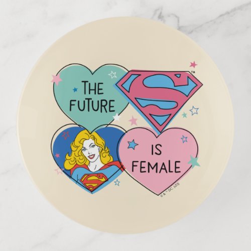 Supergirl The Future Is Female Trinket Tray