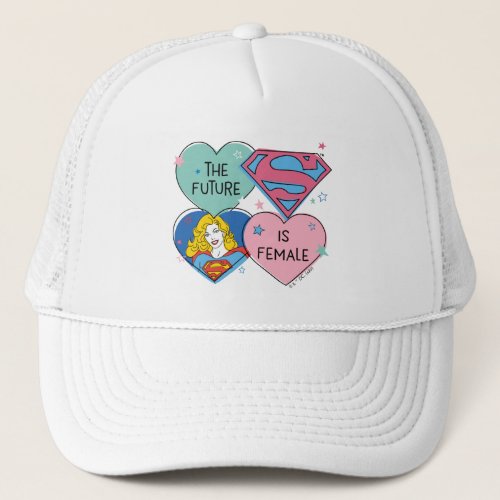 Supergirl The Future Is Female Trucker Hat
