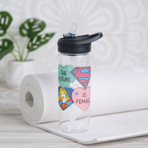 Supergirl "The Future Is Female" Water Bottle