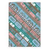 Supergirl Ticket Pattern Blue (Front)