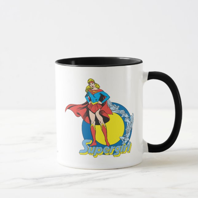 Supergirl with Logo Mug (Right)