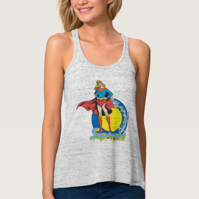 Supergirl with Logo Tank Top (Front)