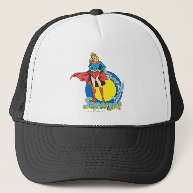 Supergirl with Logo Trucker Hat (Front)