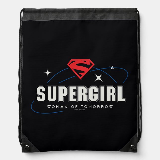 Supergirl Woman of Tomorrow Drawstring Bag (Front)