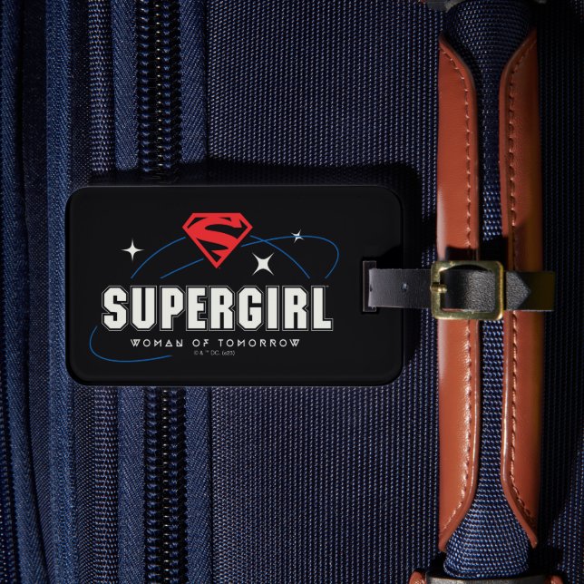 Supergirl Woman of Tomorrow Luggage Tag (Front Insitu 4)