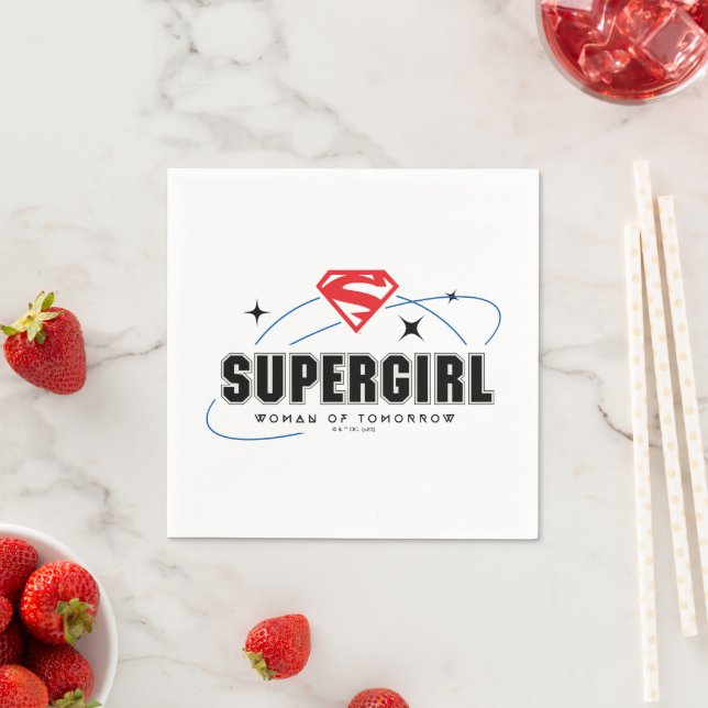 Supergirl Woman of Tomorrow Napkins (Insitu)