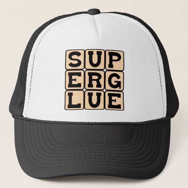 Superglue, Wonder Adhesive Trucker Hat (Front)